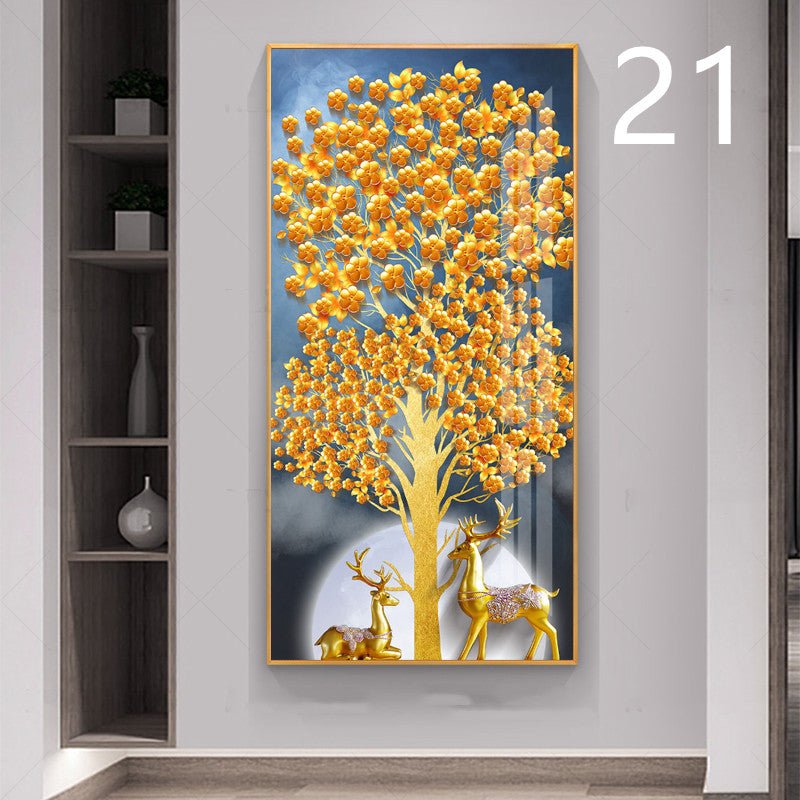 Fortune Tree Poster Canvas Painting Wall Art Picture | Decor Gifts and More