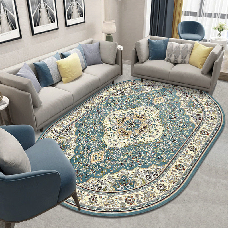 European Retro Style Living Room Coffee Table Carpet | Decor Gifts and More