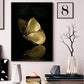 Art Light Luxury Golden Butterfly Home Decoration Mural | Decor Gifts and More