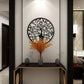 European Style Wrought Iron Life And Wealth Tree Wall-mounted Decoration