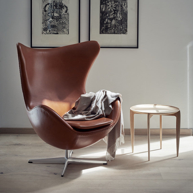 Living Room Fashion Study Swivel Eggshell Chair | Decor Gifts and More