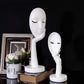 Nordic Abstract Art Thinker Thinking Lady Mask Figurine Resin Statue Office TV Cabinet Home Decoration Crafts | Decor Gifts and More