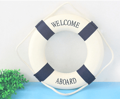 Cloth art lifebuoy wall hanging decoration | Decor Gifts and More