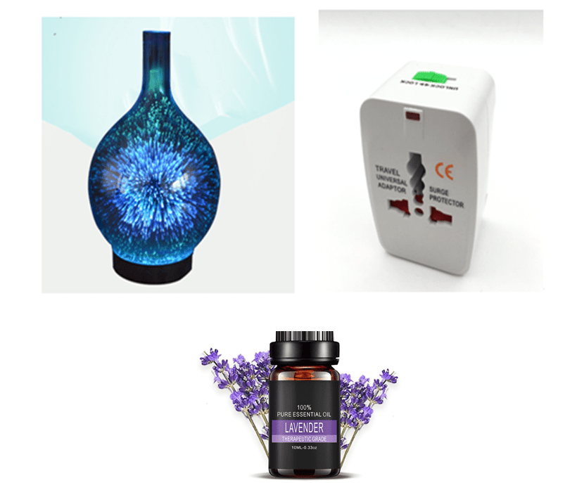 3D Firework Glass Vase Shape Aroma Diffuser 7 Color Led Night Aroma Essential Oil Diffuser | Decor Gifts and More