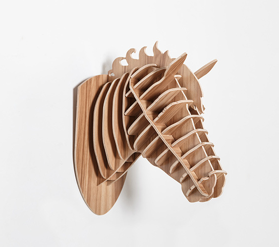 3D Horse Head Wall Mount