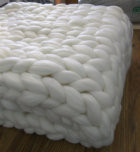 Acrylic woven super thick wool blanket | Decor Gifts and More