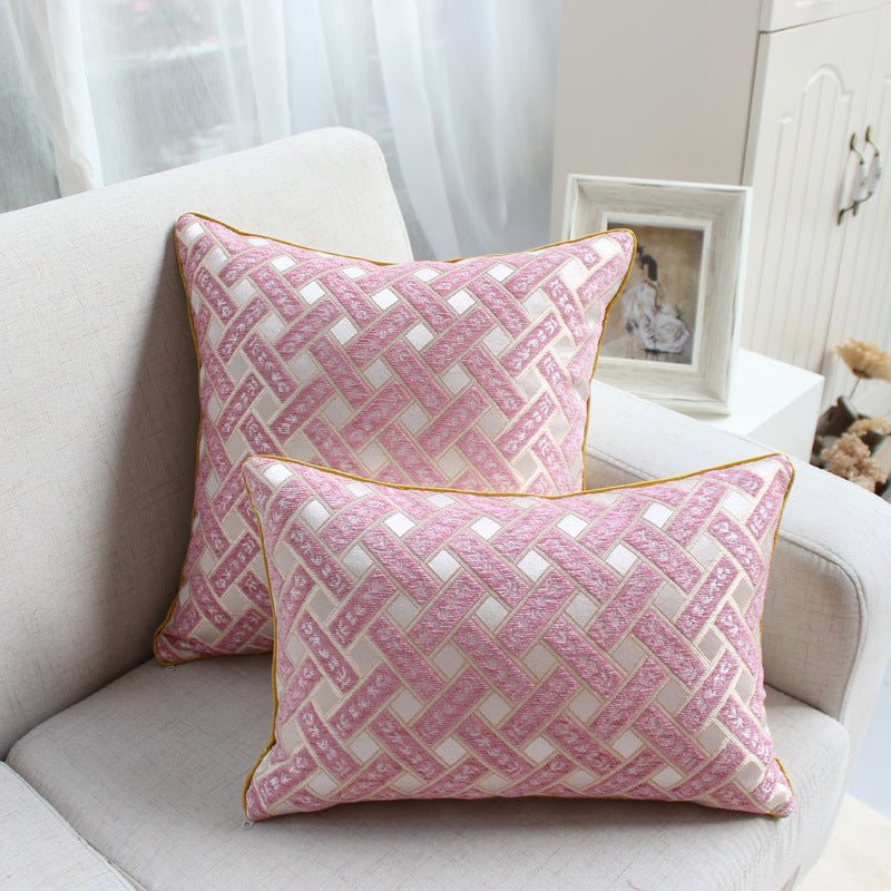 Chenille jacquard throw pillow | Decor Gifts and More