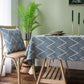 Waterproof wave triangle jacquard tablecloth | Decor Gifts and More