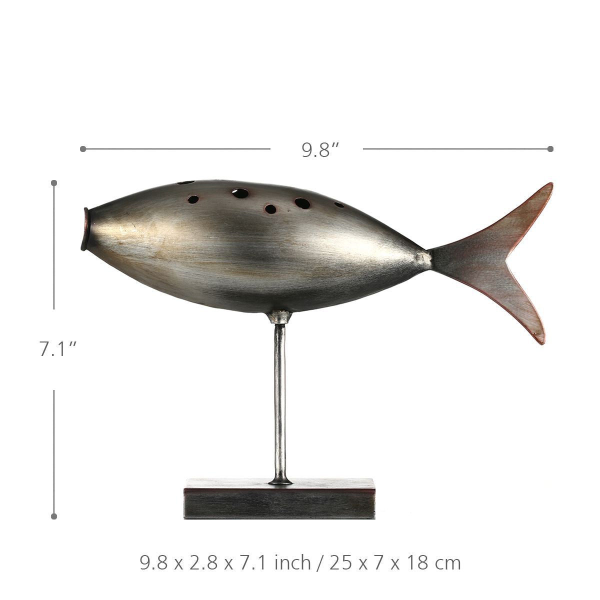 Submarine small fish wrought iron decoration | Decor Gifts and More