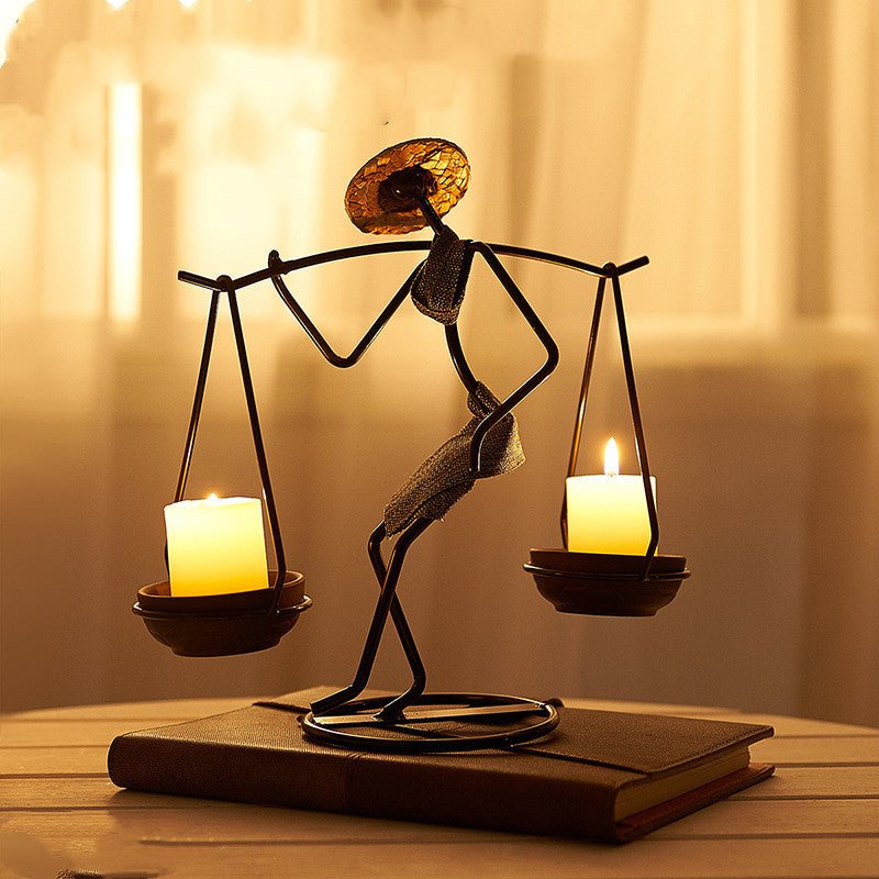 Wrought iron candlestick | Decor Gifts and More