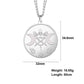 Retro Symmetrical Moon Hollow Pentagram Pentagram Stainless Steel Pendant Necklace | Decor Gifts and More