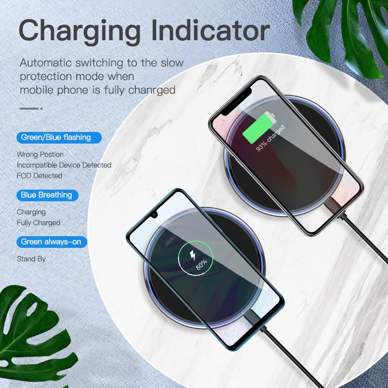 Mobile phone wireless charger fast charge | Decor Gifts and More