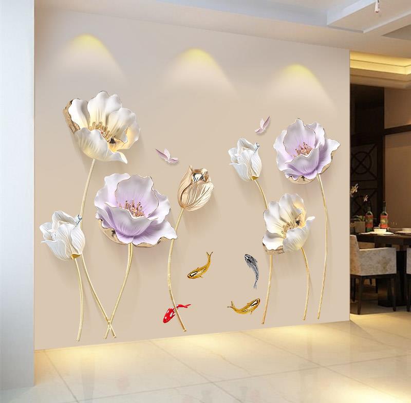 Tulip Decoration 3D Wall Sticker | Decor Gifts and More