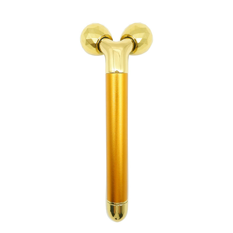 Electric roller thin face instrument gold stick | Decor Gifts and More