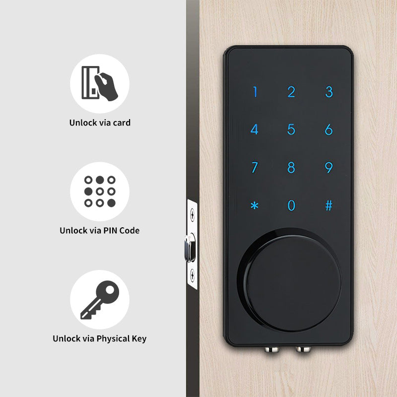 Indoor wooden door fingerprint lock