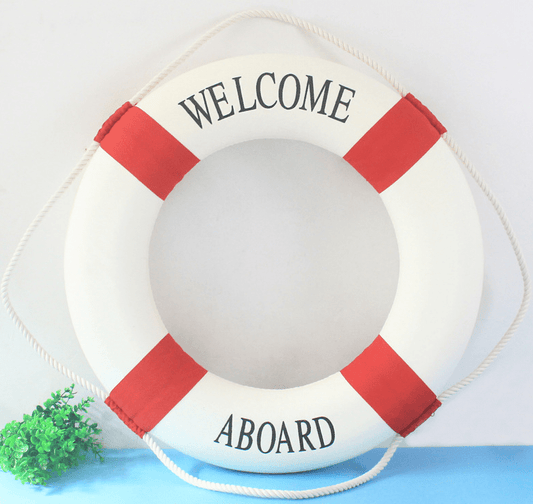 Cloth art lifebuoy wall hanging decoration | Decor Gifts and More