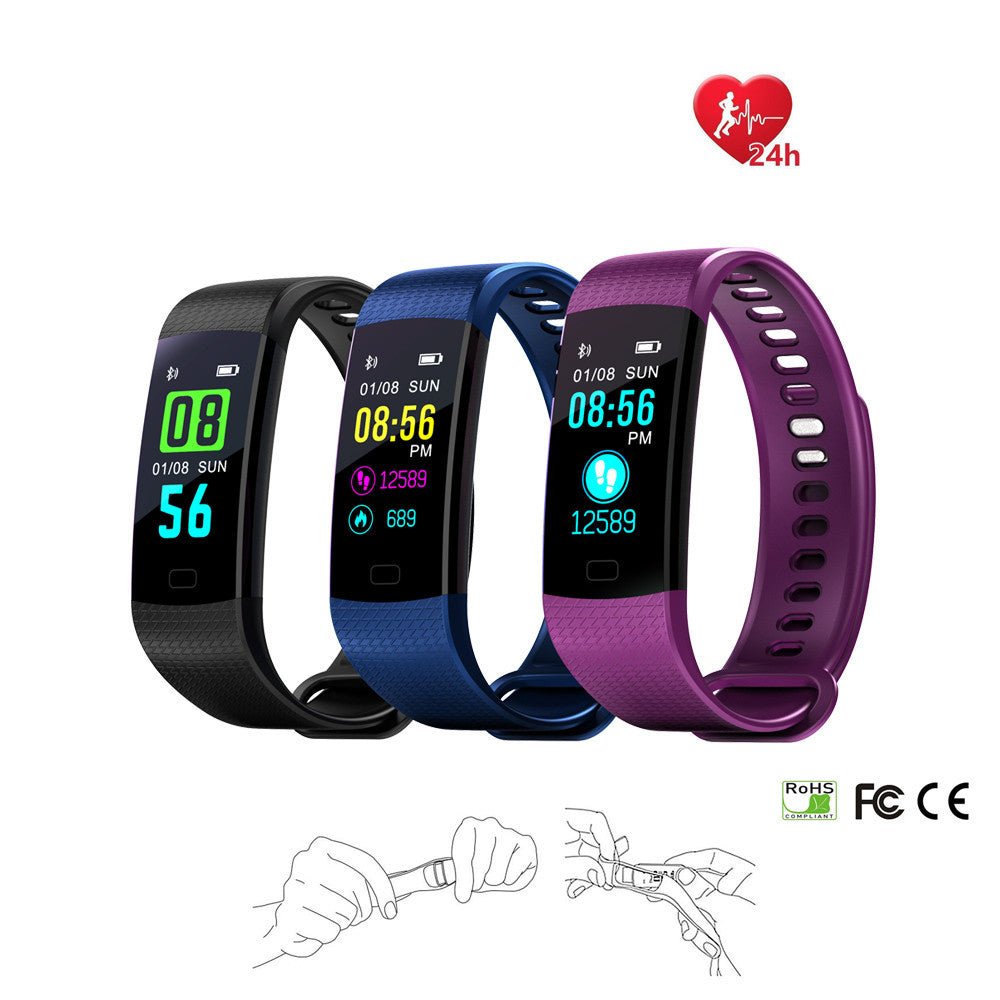 Smart Watch Sports Fitness Activity Heart Rate Tracker Blood Pressure Watch | Decor Gifts and More