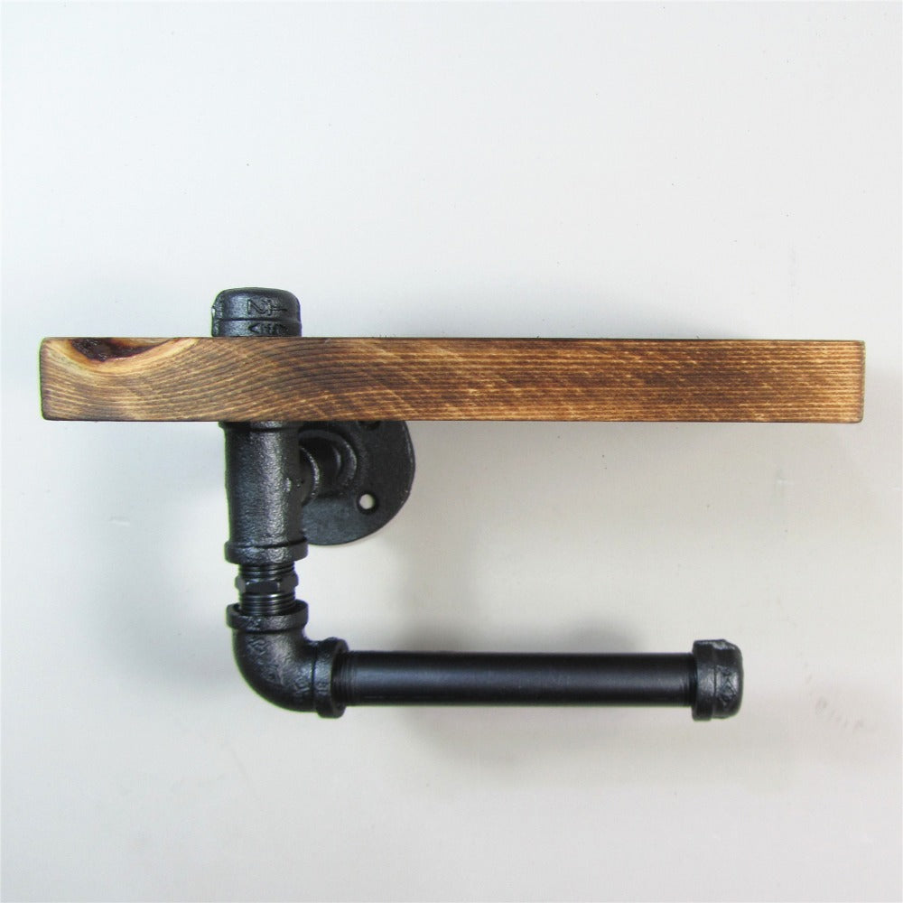 Water pipe wrought iron paper towel holder | Decor Gifts and More