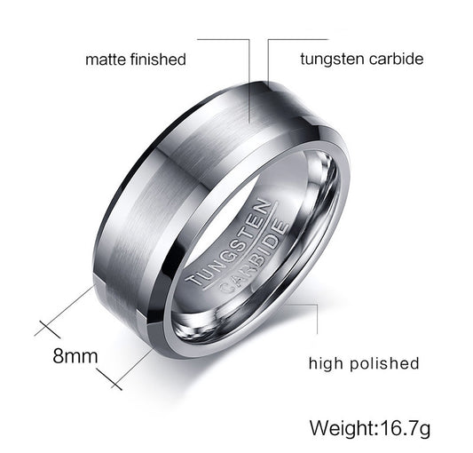 Tungsten steel ring | Decor Gifts and More