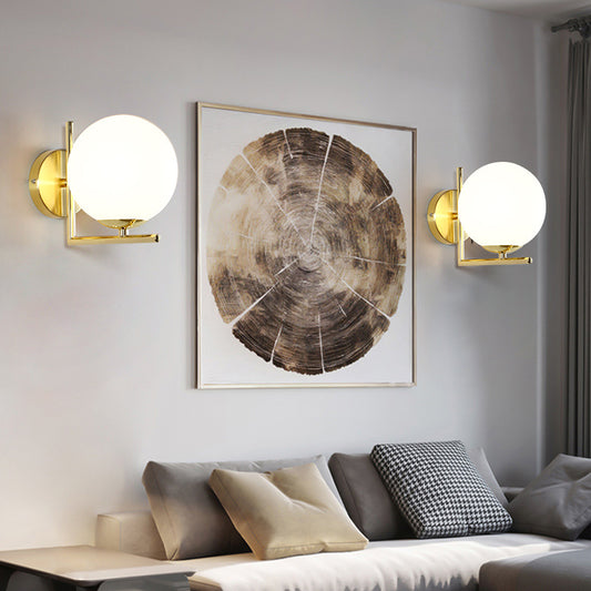 Modern Minimalist Light Luxury Round LED Wall Lamp