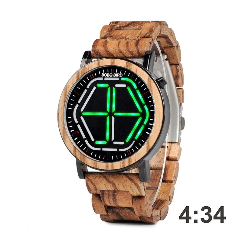 Night vision wooden watch | Decor Gifts and More