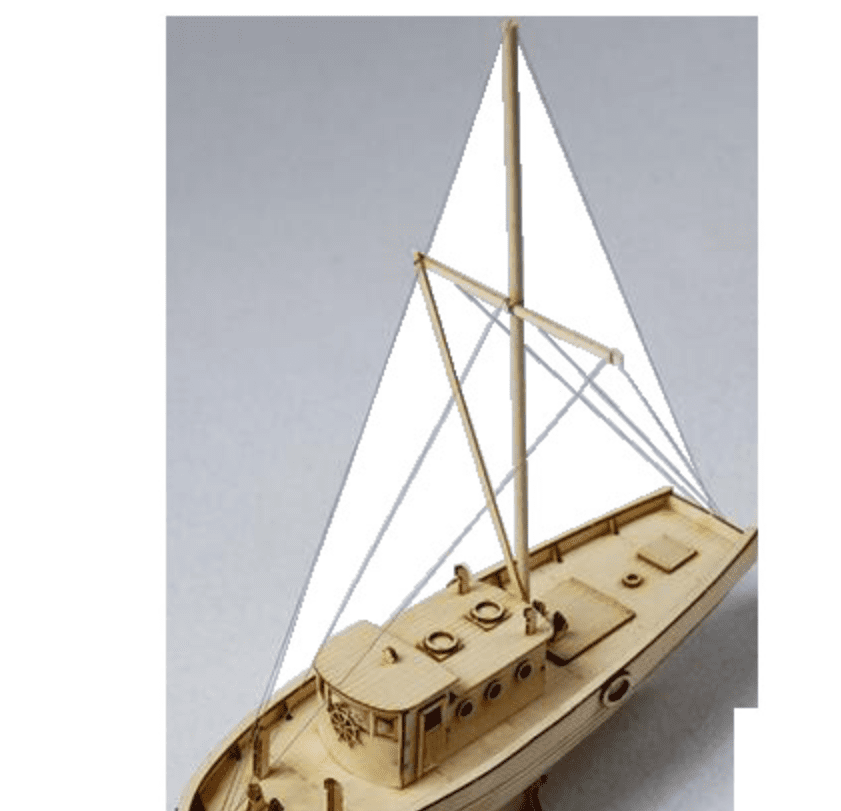 Model wooden assembled ship | Decor Gifts and More