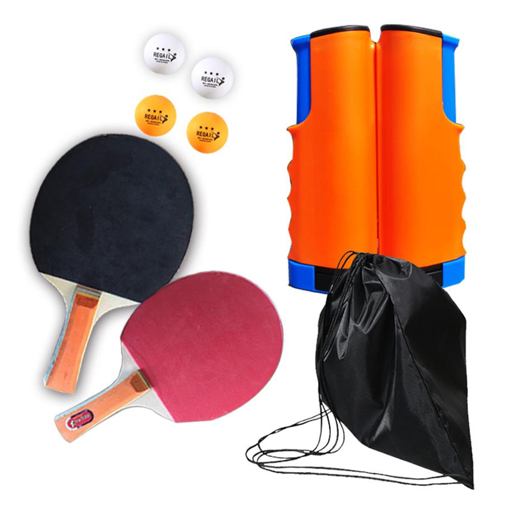 Portable table tennis racket