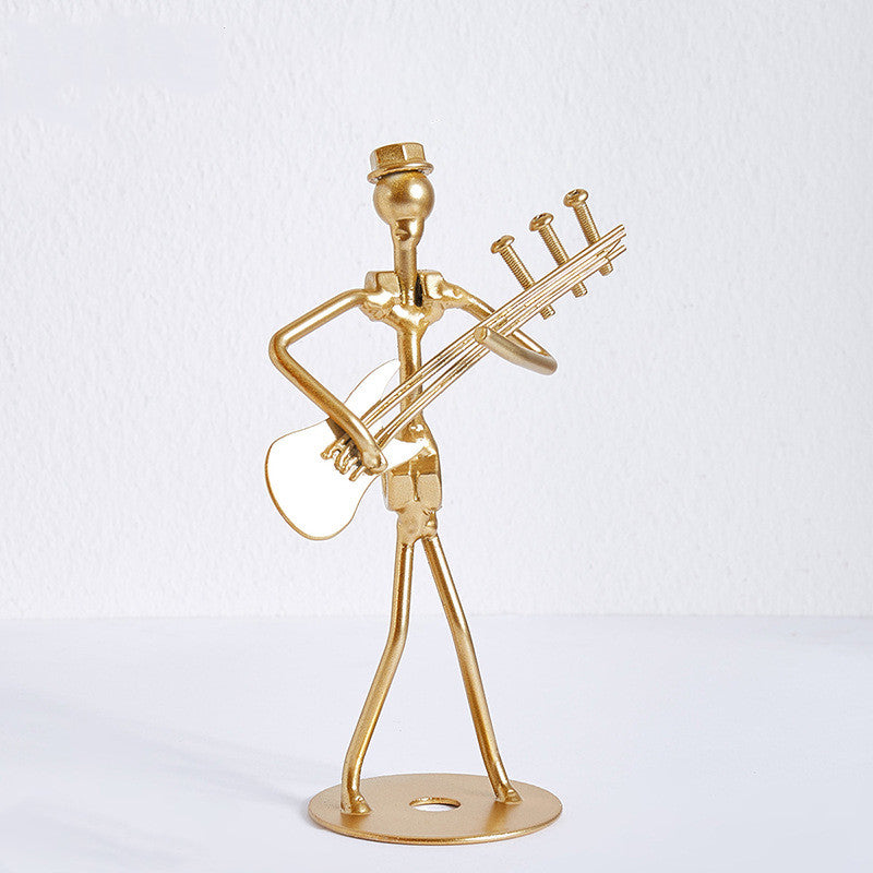 Creative Musician Gold Iron Ornaments Desk Decorations | Decor Gifts and More