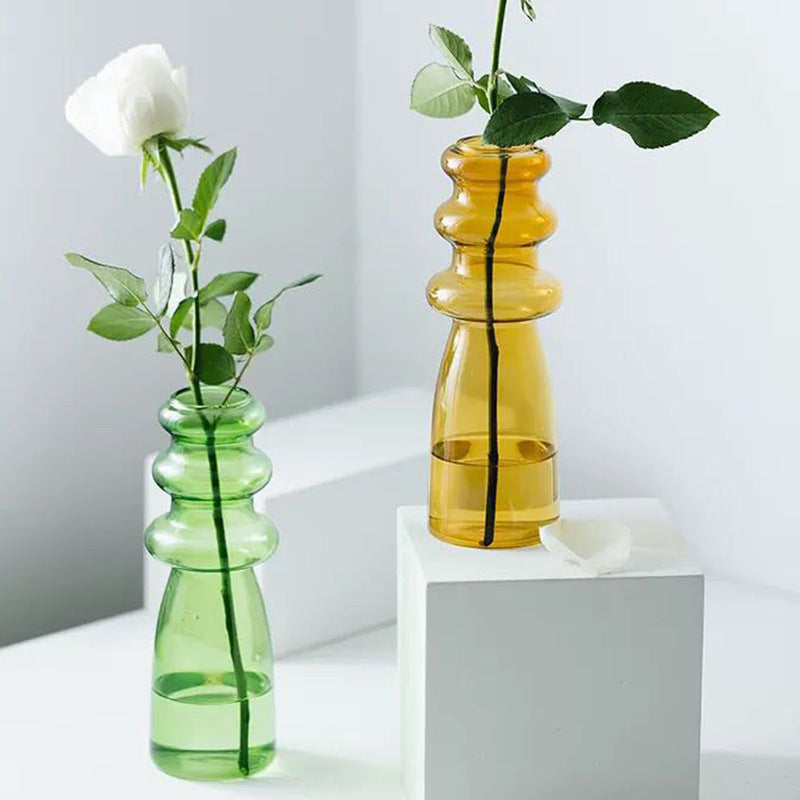 Art Home Decor Decoration Candy Color Threaded Vase | Decor Gifts and More