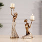 European Style Retro Beauty Candlestick Ornament Decoration