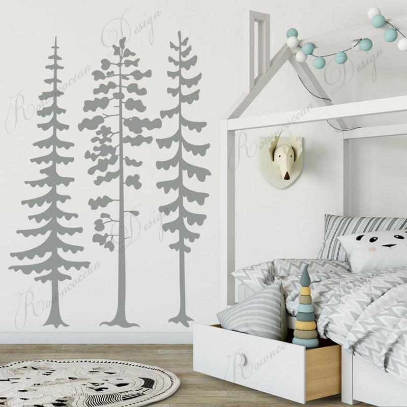 Removable Nordic Style Big Tree Wall Stickers Children's Nursery Bedroom Art Fashion Home Wall Decoration Stickers | Decor Gifts and More