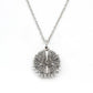 Alloy Necklace Can Be Opened With Double Engraving Stainless Steel Sun Flower Pendant | Decor Gifts and More