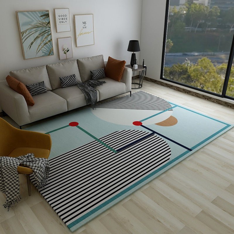 Modern Minimalist Carpet Living Room Coffee Table Blanket | Decor Gifts and More