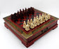 Professional International Chess Game Version Wooden Chess Classic Standard Folding Antique Terracotta Chess Board Game Qenueson | Decor Gifts and More