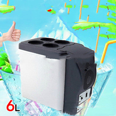 6L Mini Refrigerator Portable Car Boat Yacht Fridge Freezer Cooler Warmer Mini Refrigerator 6L 9 Can 12V Refrigerator Dropship | Decor Gifts and More