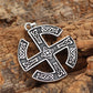 Stainless Steel Viking Jewelry Rune Slav Logo Pendant Domineering Men'S Necklace | Decor Gifts and More