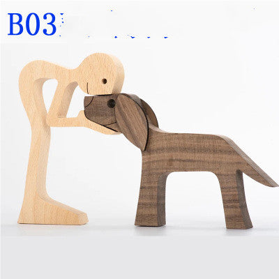 Wooden Office Desktop Nordic Ornament Decoration | Decor Gifts and More