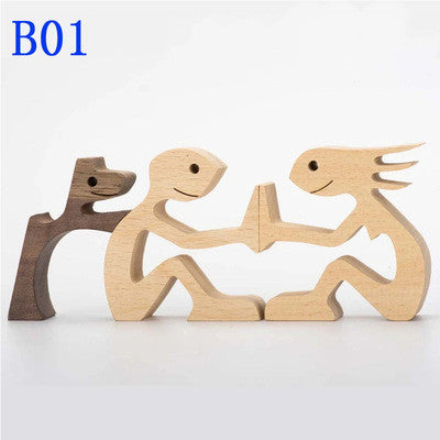 Wooden Office Desktop Nordic Ornament Decoration | Decor Gifts and More