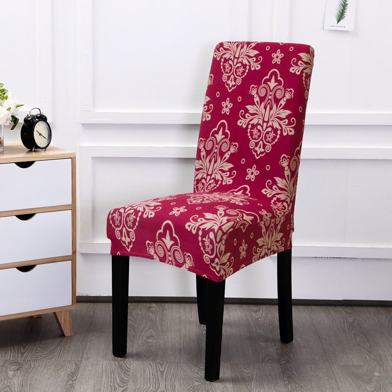 Printed Elastic Chair Cover Household Anti-Fouling Chair Cover | Decor Gifts and More