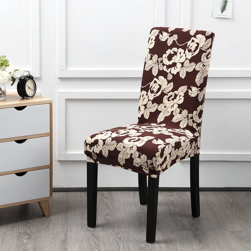 Printed Elastic Chair Cover Household Anti-Fouling Chair Cover | Decor Gifts and More