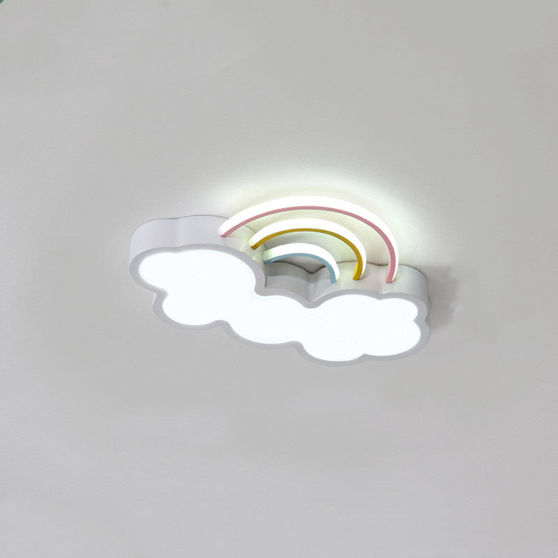 Children's Led Eye Protection Ceiling Lamp Modern Rainbow Cloud | Decor Gifts and More