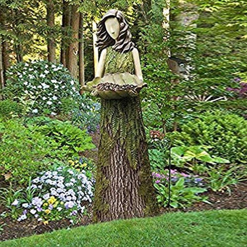 Sherwood Fern Fairy Statuary Sherwood Fern Fairy Statuary Resin Bird Feeder | Decor Gifts and More