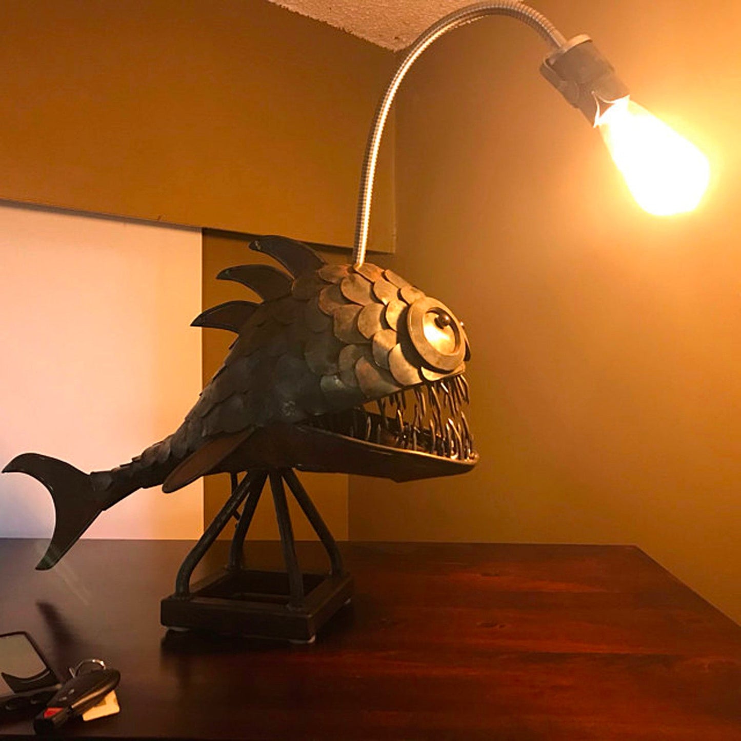 Anglerfish Lamp Floor-standing Retro Art Table Lamp | Decor Gifts and More