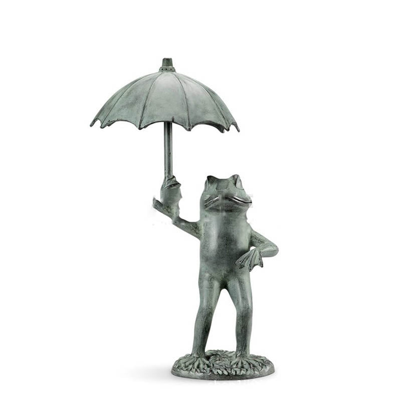 Creative Frog Umbrella Resin Crafts Ornaments | Decor Gifts and More