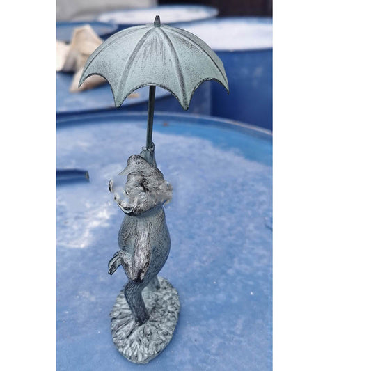 Creative Frog Umbrella Resin Crafts Ornaments