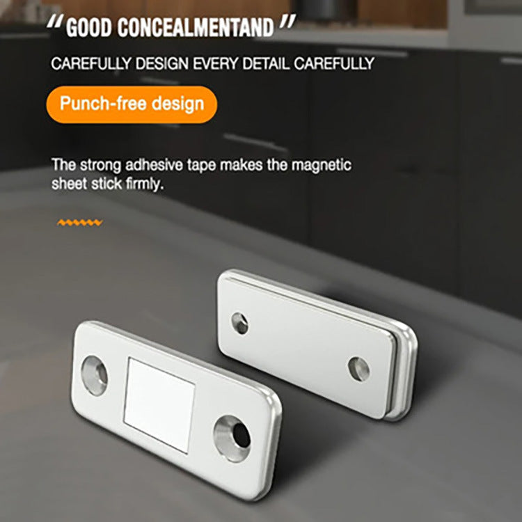 Punch-free Magnetic Door Closer