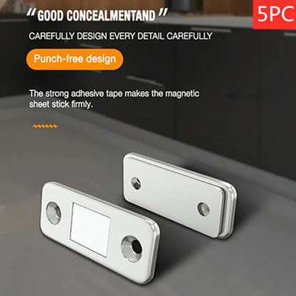 Punch-free Magnetic Door Closer