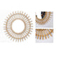 Rattan Innovative Art Decoration Round Makeup Mirror Dressing Bathroom Wall Hang | Decor Gifts and More