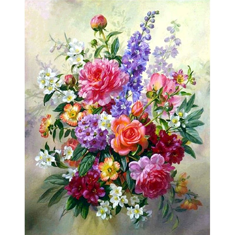 Painting By Numbers Kids Colourful Flowers | Decor Gifts and More