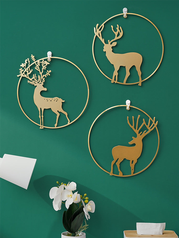 Nordic Porch Elk Ornaments Wall Decorations | Decor Gifts and More